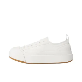 Bottega Veneta Vulcan Low Top Skateboard Shoes Men's White