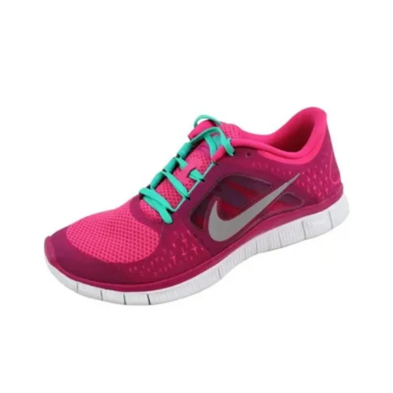 Nike Free Run+ 3 Pink Force/Reflect Silver Sport Fuchsia Women's-2