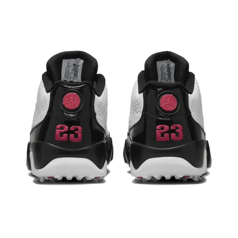 JORDAN 9 Retro Low Golf White Black True Red-4
