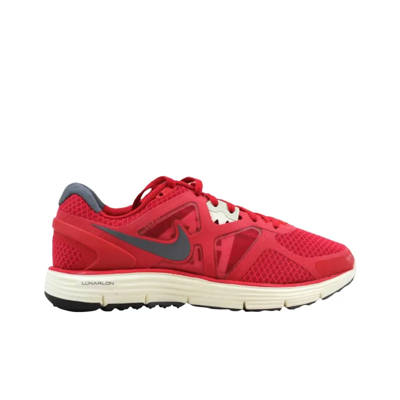 Nike Lunarglide+ 3 University Red/Dark Grey Sail Volt-1