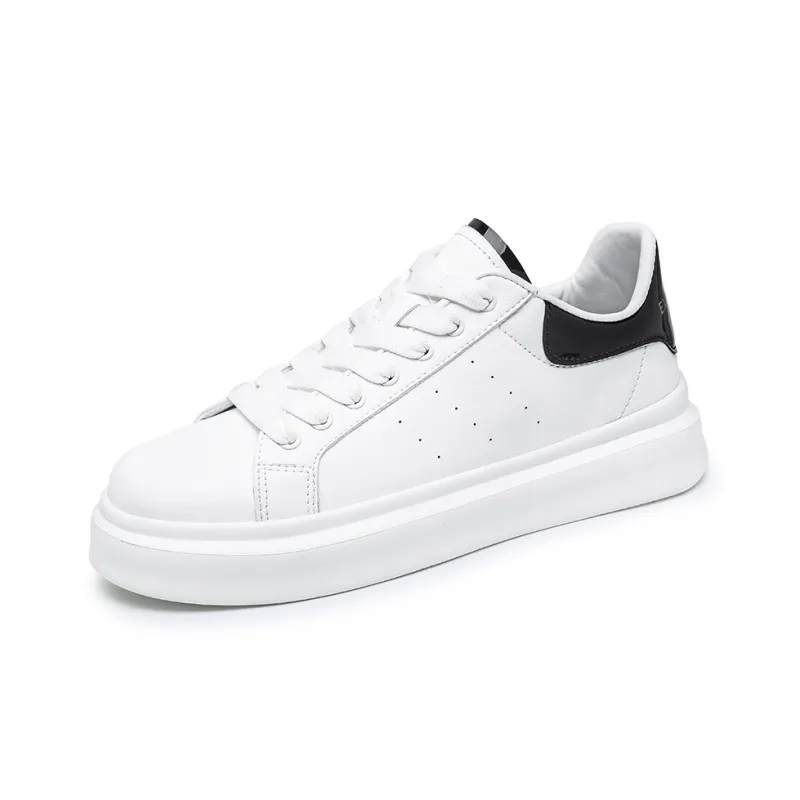 X ZONE Low Top Skateboard Shoes Men's White/Black-1