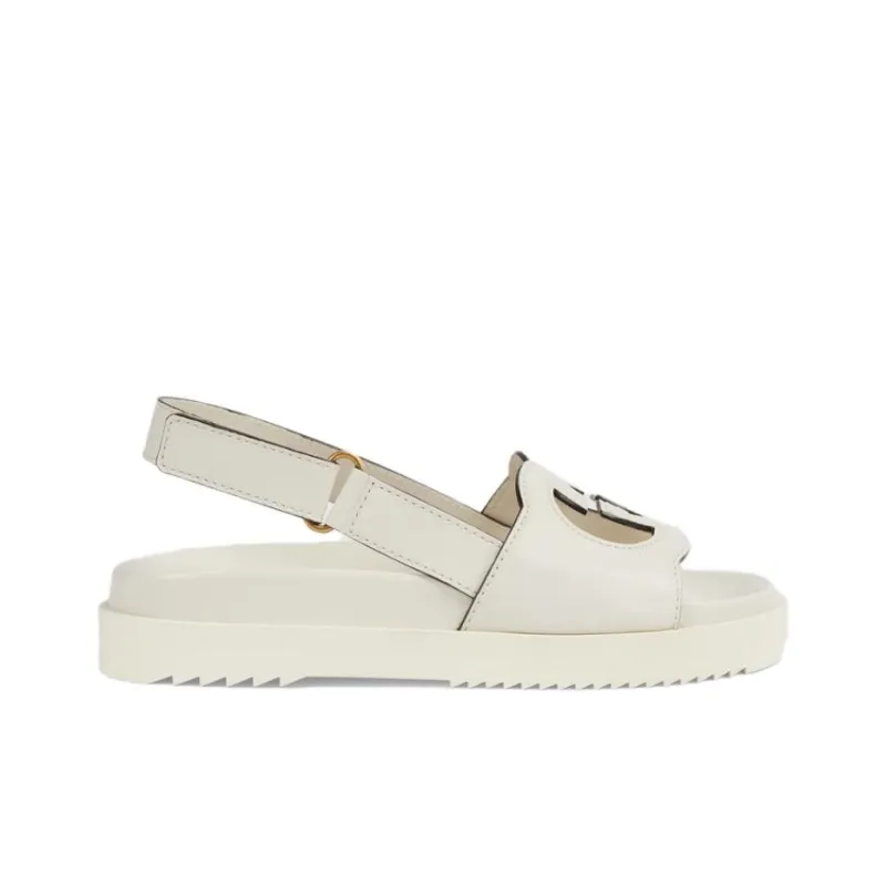 GUCCI Women's Interlocking G Sandal 'White' Women's-1