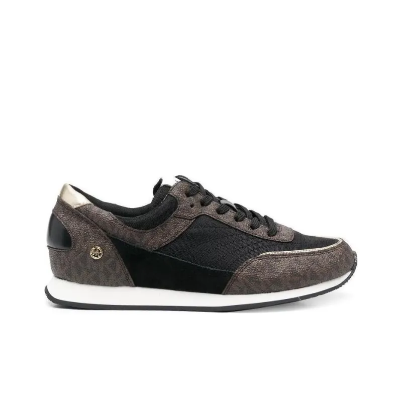 MICHAEL KORS Callan Anti-Slip Wear-Resistant Low-Top Casual Shoes Women's Black Brown-1