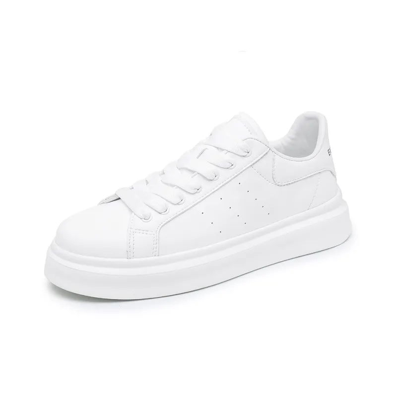 X-ZONE Low-Top Skateboard Shoes Men's White-1