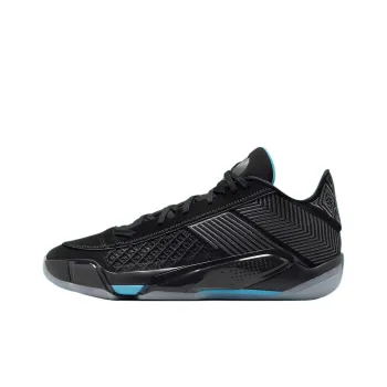 JORDAN 38 Low Black Gamma Blue Translucent Sole