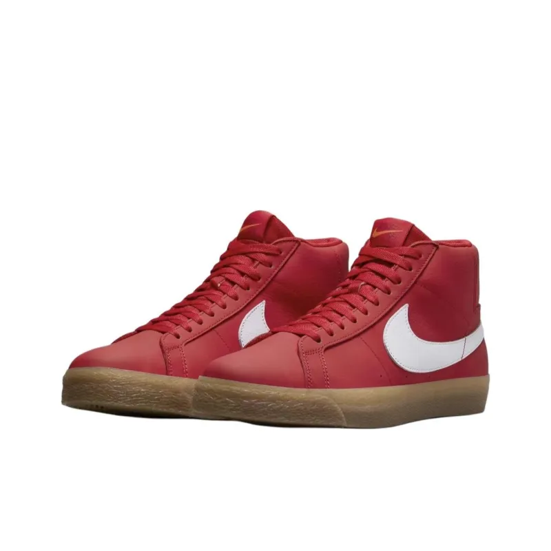 Nike Sb Zoom Blazer Mid Orange Label Red Gum-2