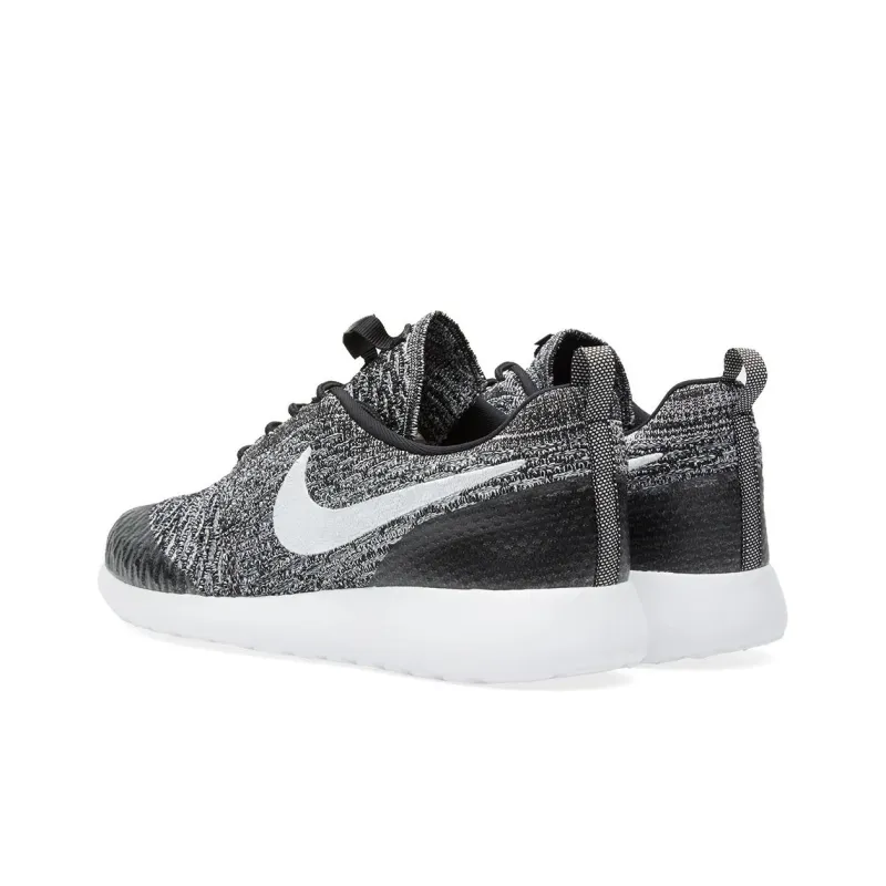 Nike Roshe One Flyknit Black White Cool Grey Women's-3