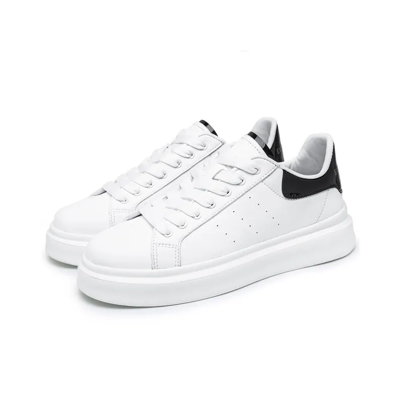 X ZONE Low Top Skateboard Shoes Men's White/Black-3