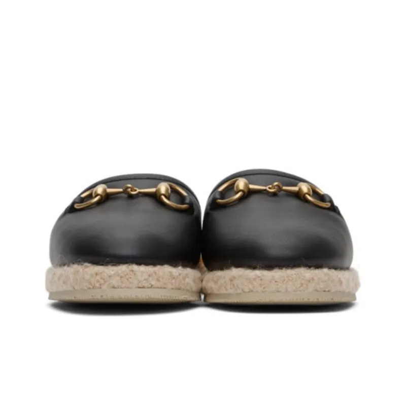 GUCCI Horsebit Closed Toe Slippers Women's-2