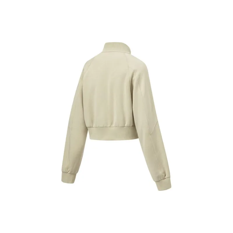 LiNing Fitness Series Sweatshirt Women's Foam Khaki-1