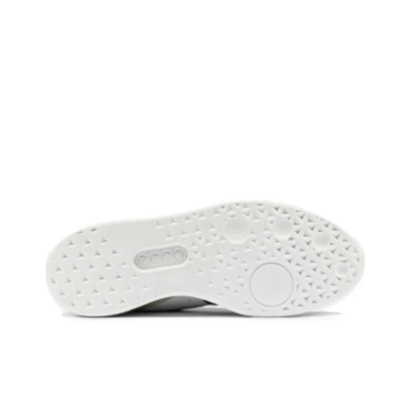 Ecco Low Top Skateboard Shoes Women's Black Green White-4
