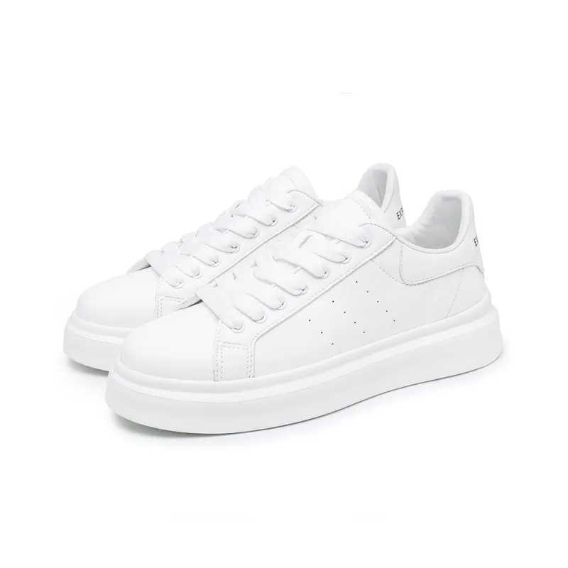 X-ZONE Low-Top Skateboard Shoes Men's White-3