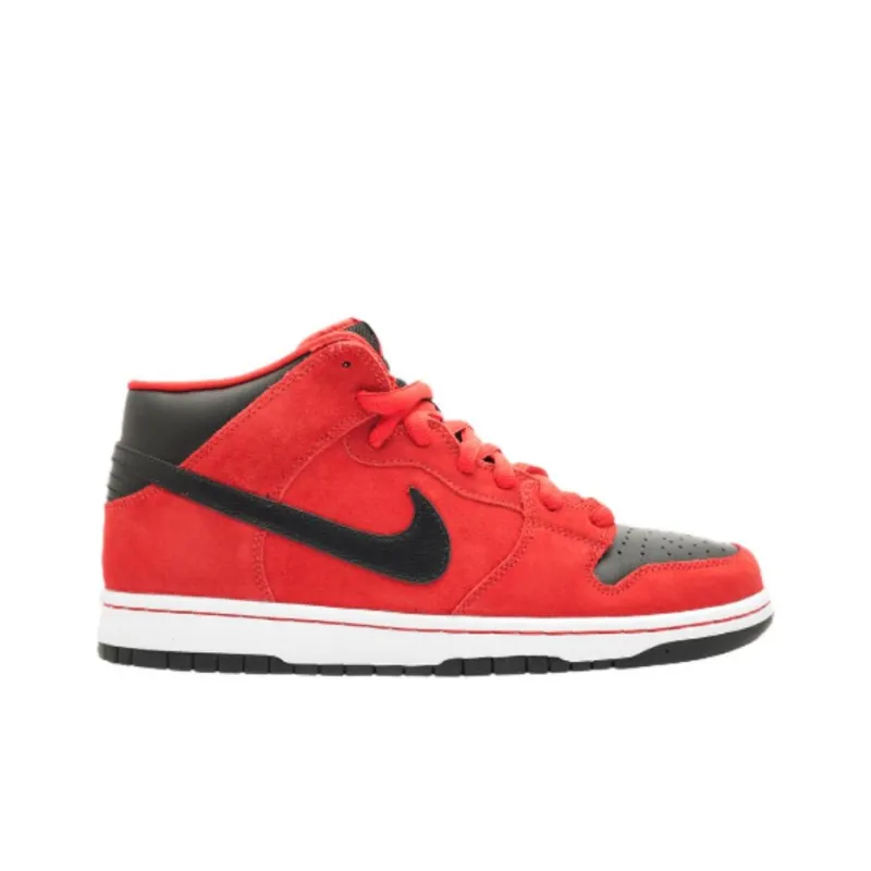 Nike Sb Dunk Mid Sport Red Black-1