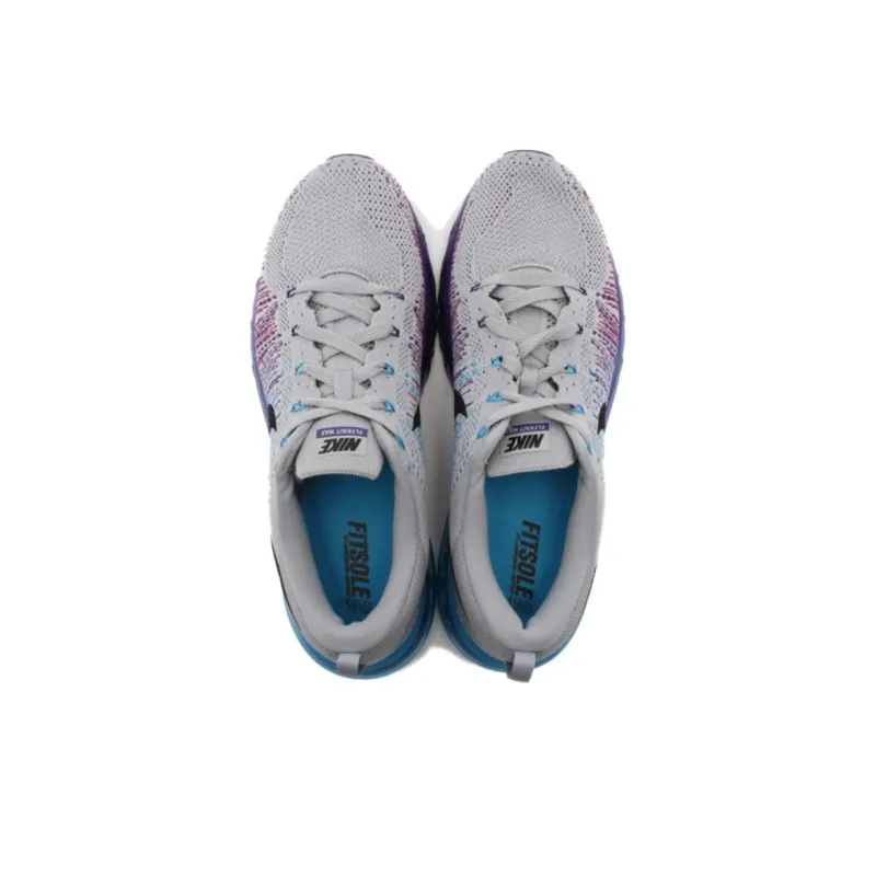 Nike Flyknit Air Max Purple Vivid Blue-3