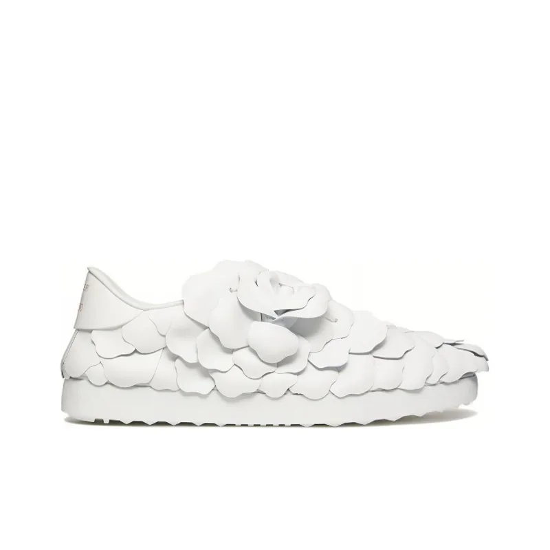 Valentino Atelier Garavani Low Top Stylish Skateboarding Shoes Men's White-1