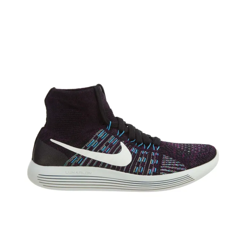 Nike Lunarepic Flyknit Black Summit White Fire Pink Women's-1
