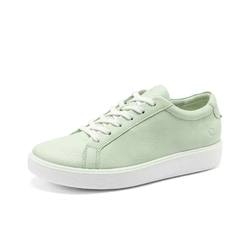 Ecco Soft Cool Slip Resistant Water Resistant Low Top Skateboard Shoes Women's Green-2