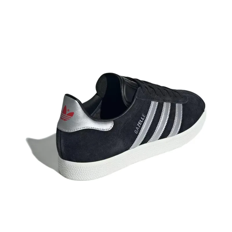 Adidas Gazelle Core Black Silver Metallic-3