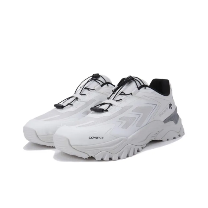 DESCENTE Anti-Slip Wear-Resistant Breathable Supportive Lightweight Low-Top Training Running Shoes Unisex White-2