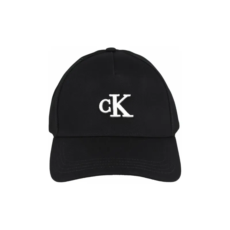 CK/Calvin Klein Cotton Polyester Baseball Caps Unisex Black-0