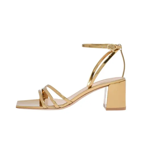 GIANVITO ROSSI Brielle 60mm Mirrored Leather Sandals