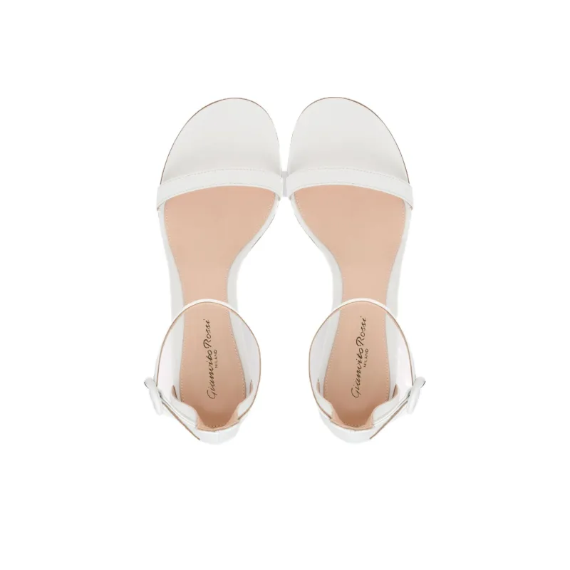 GIANVITO ROSSI Strap Sandals 4.5cm Women's White-3