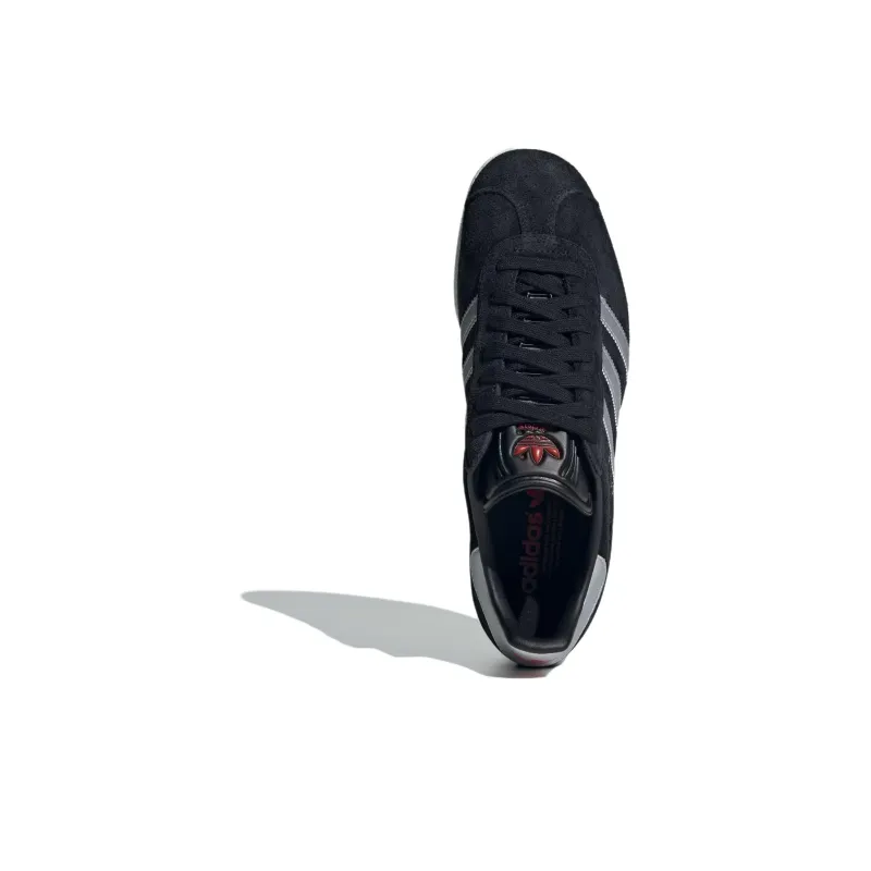 Adidas Gazelle Core Black Silver Metallic-4