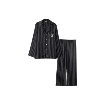 FOREVER 21 Pajama Set Men's Black