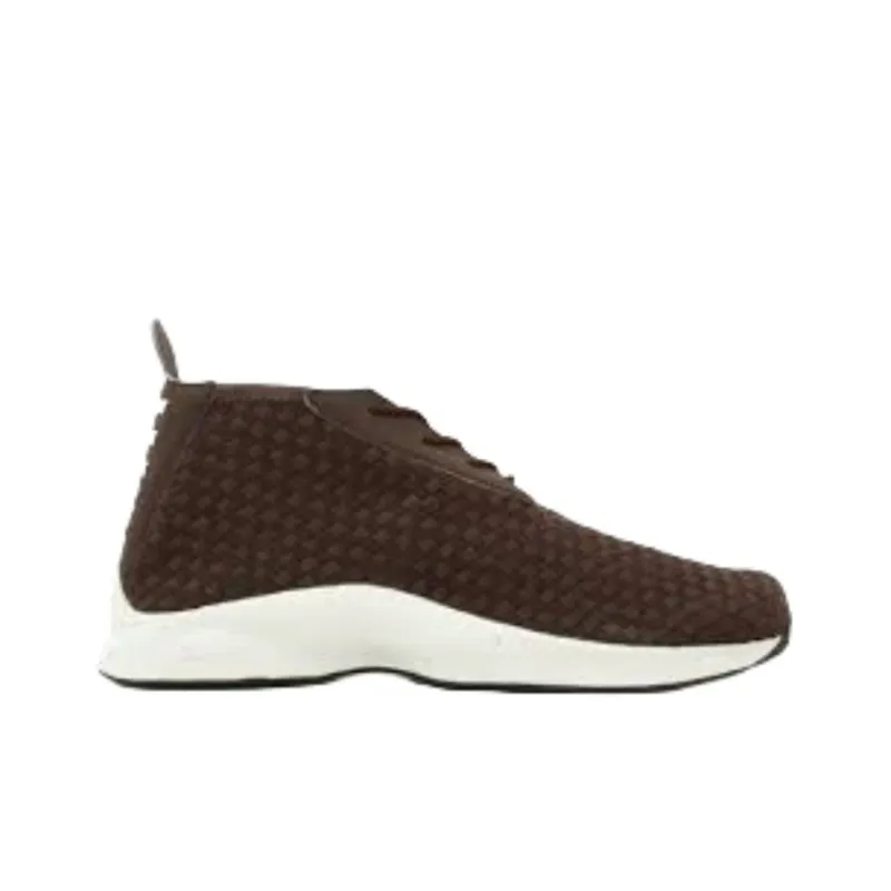 Nike Air Woven Boots Paul Brow Slip-Resistant Mid-Top Casual Shoes Unisex Brown-1