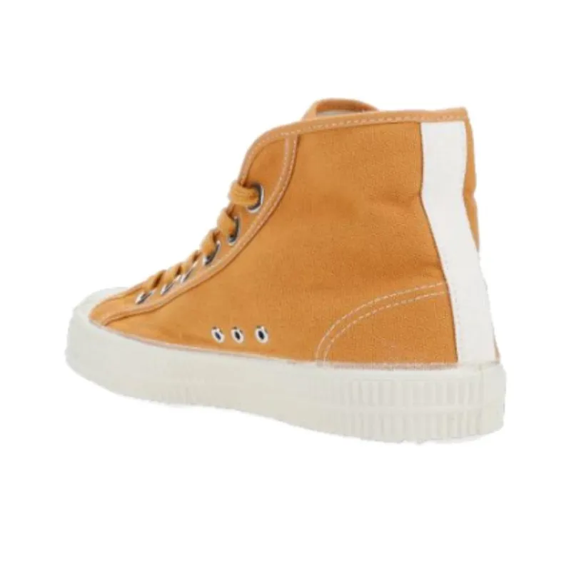 Novesta Canvas Shoes Unisex High-Top Yellow-3
