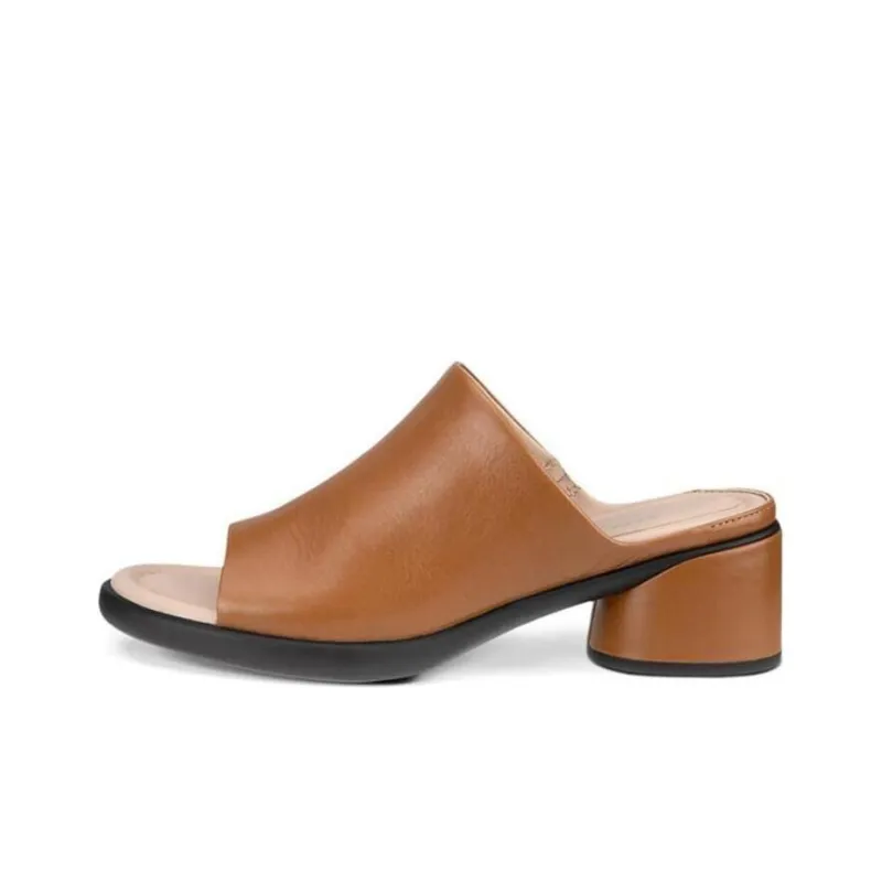 Ecco Slide Slippers 5.5cm Women's Brown-0