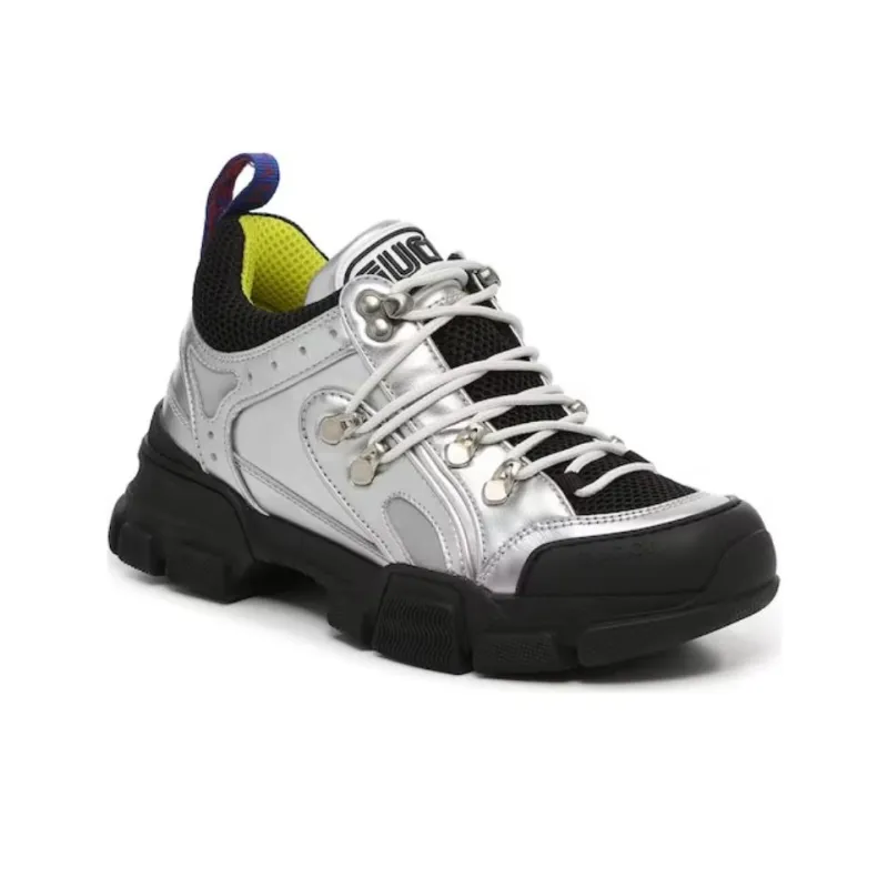GUCCI Flashtrek Leather Sneakers-2
