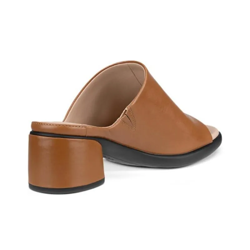 Ecco Slide Slippers 5.5cm Women's Brown-3
