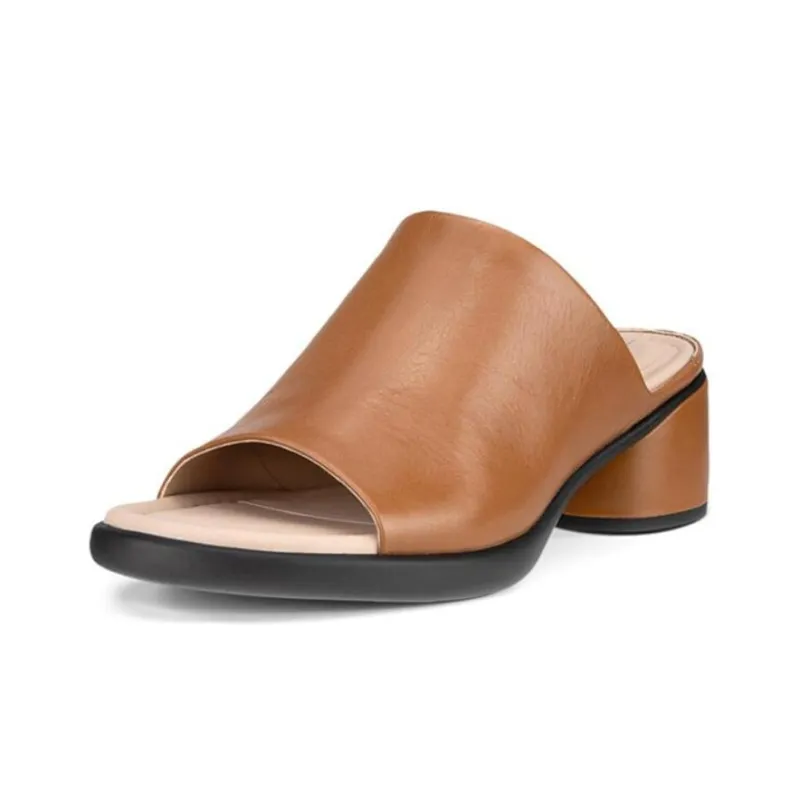Ecco Slide Slippers 5.5cm Women's Brown-2