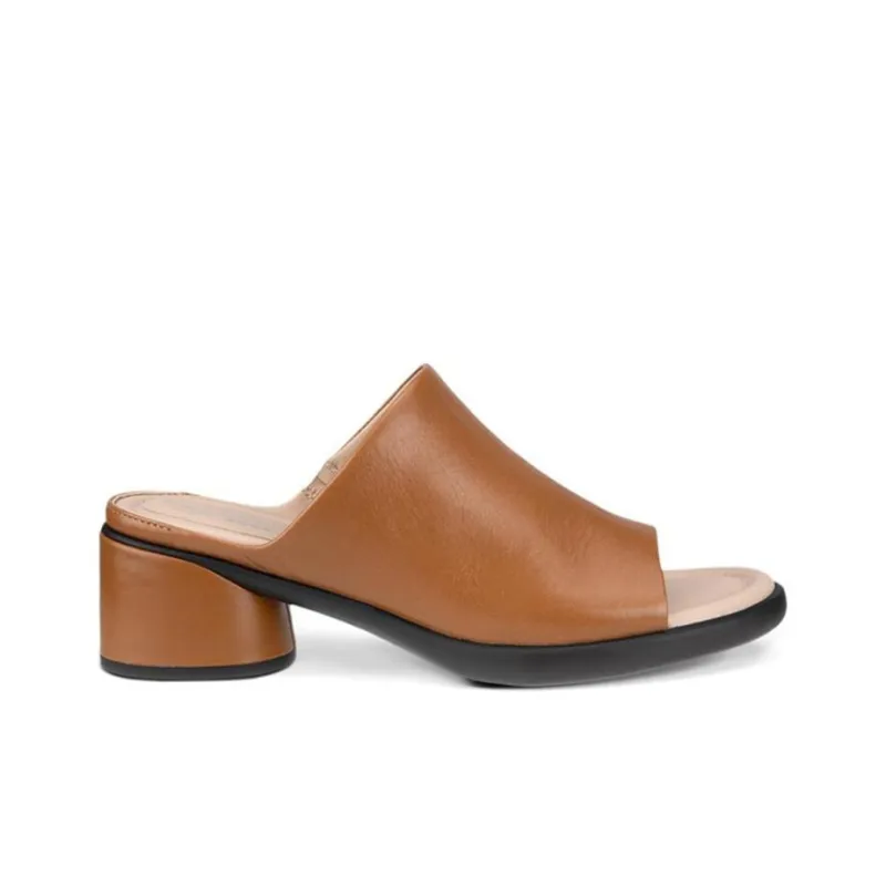 Ecco Slide Slippers 5.5cm Women's Brown-1
