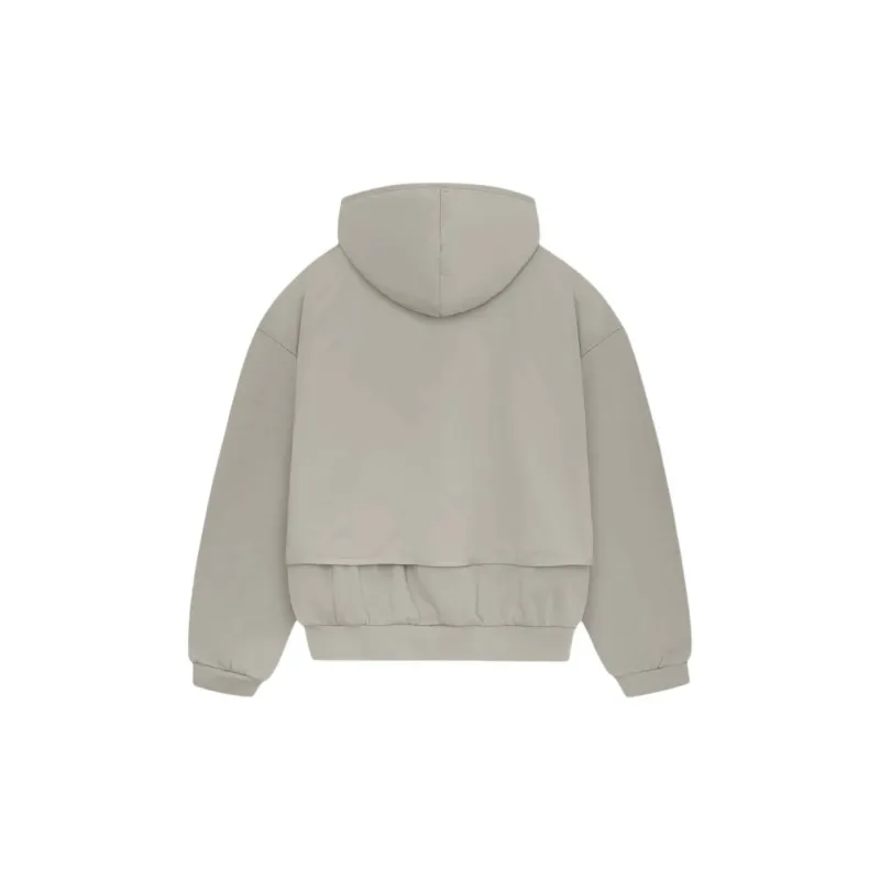 Fear Of God Essentials Layered Logo print Fleece Hoodie-1