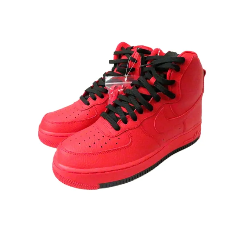 Nike Air Force 1 High University Red Black-1