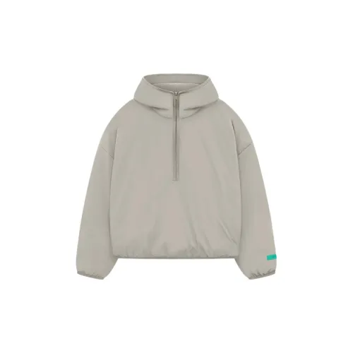 Fear of God Essentials Nylon Filled Half Zip Hoodie 