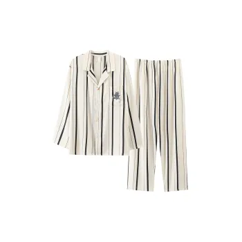 FOREVER 21 Pajama Set Men's White