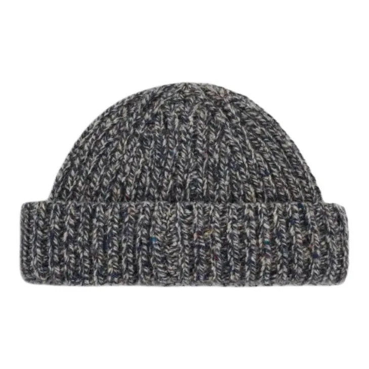 EMPORIO ARMANI Sheep Wool Polyamide Beanies Men's Gray-1