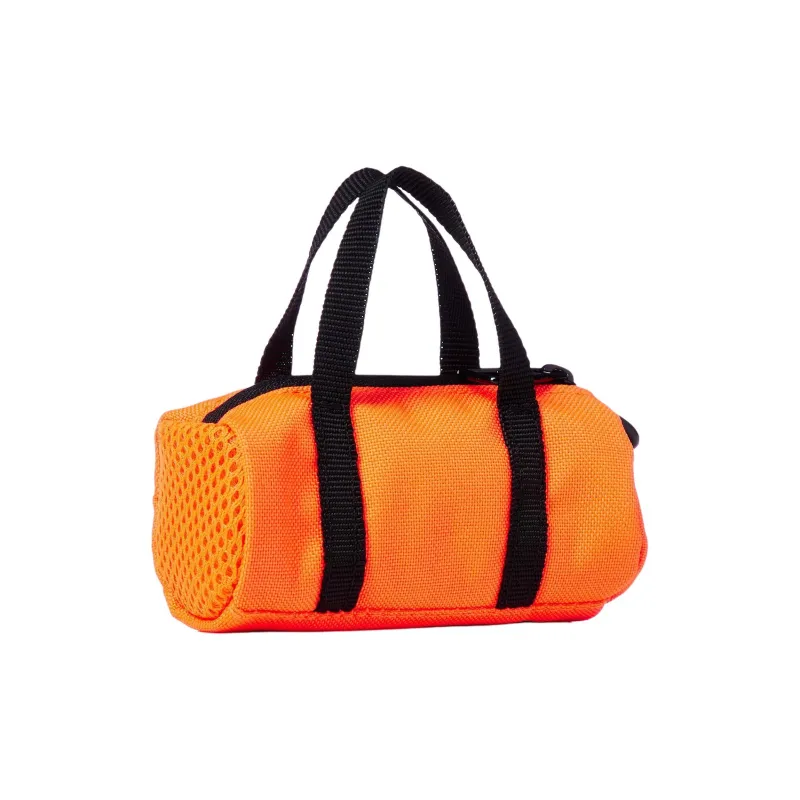 Adidas Polyester Recycled Material Travel Bag Key Pouch Small Size Unisex Orange/Black-4