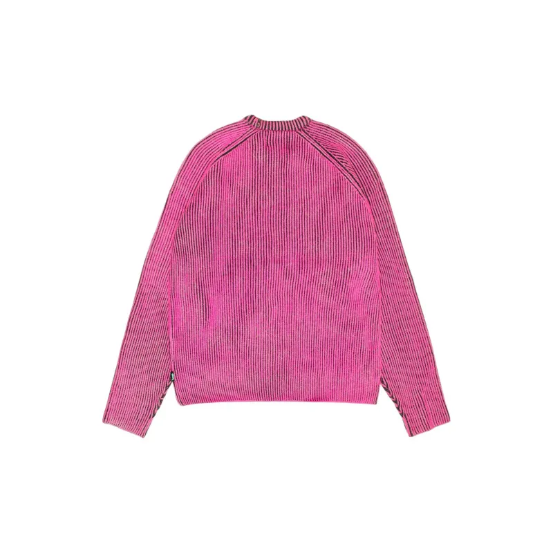 Stussy Contrast Rib Sweater White-1