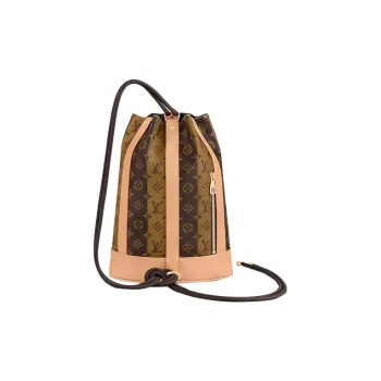 LOUIS VUITTON X Nigo Randonée Messenger Monogram Stripes Brown
