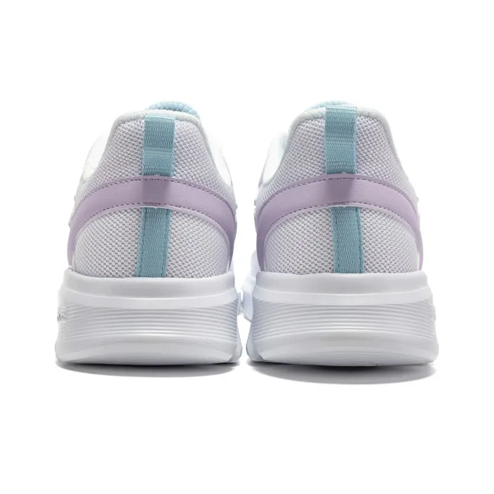 Erke Low Top Running Shoes Women's White/Purple-4