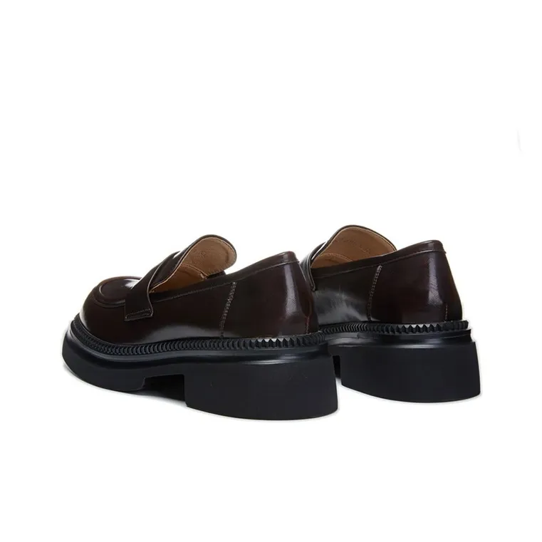Lady's House Loafers Women's Black/Brown-8