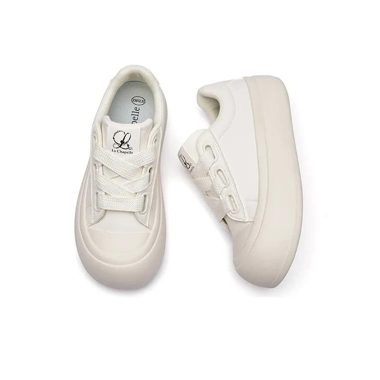 La Chapelle Height Increasing Lightweight Low-Top Skateboard Shoes Women's-2