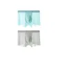 Aqua Blue+Light Gray