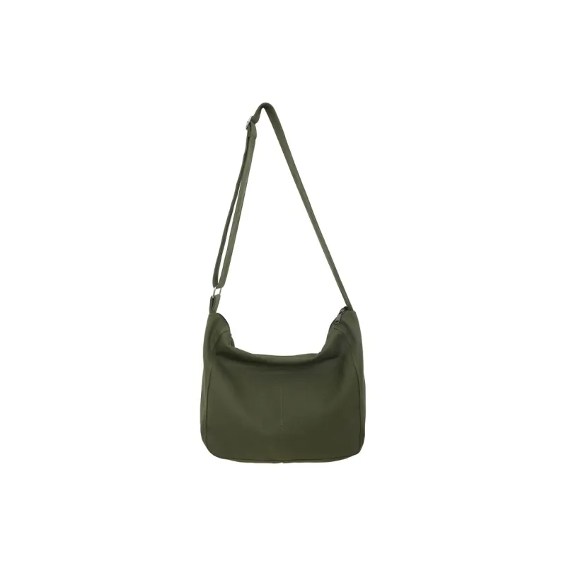 Deli Bear Canvas Shoulder Bag Tote Bag Shopping Bag Regular Unisex Black/White/Green/Brown-0
