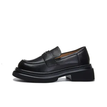 Lady's House Loafers Women's Black/Brown