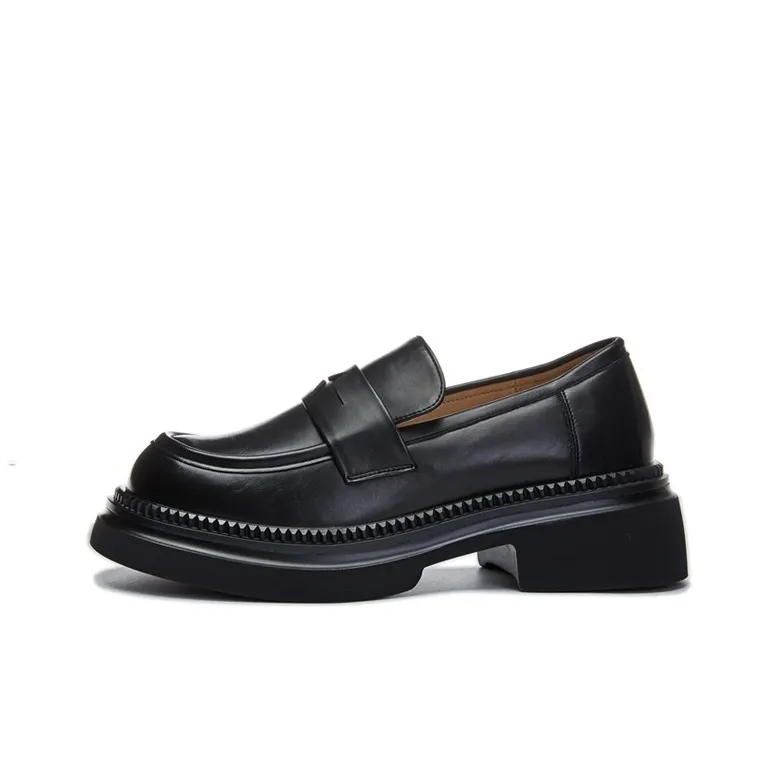 Lady's House Loafers Women's Black/Brown-0